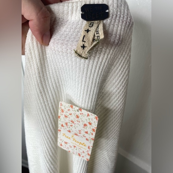 Free People NWT We The Free Blossom Floral Thermal Balloon Sleeves - Picture 5 of 7